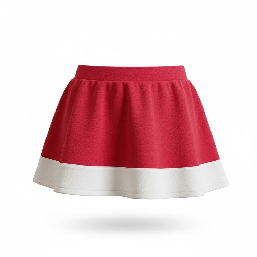 Gymboree Head of the Class Apple Ponte Skort Red 3T - Picture 2 of 6